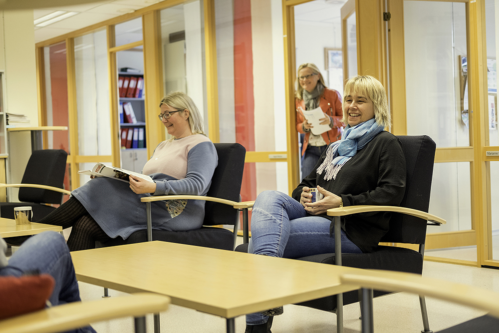 Kolleger hos Matilsynet i deres kontorlokaler i Kompetansesenteret